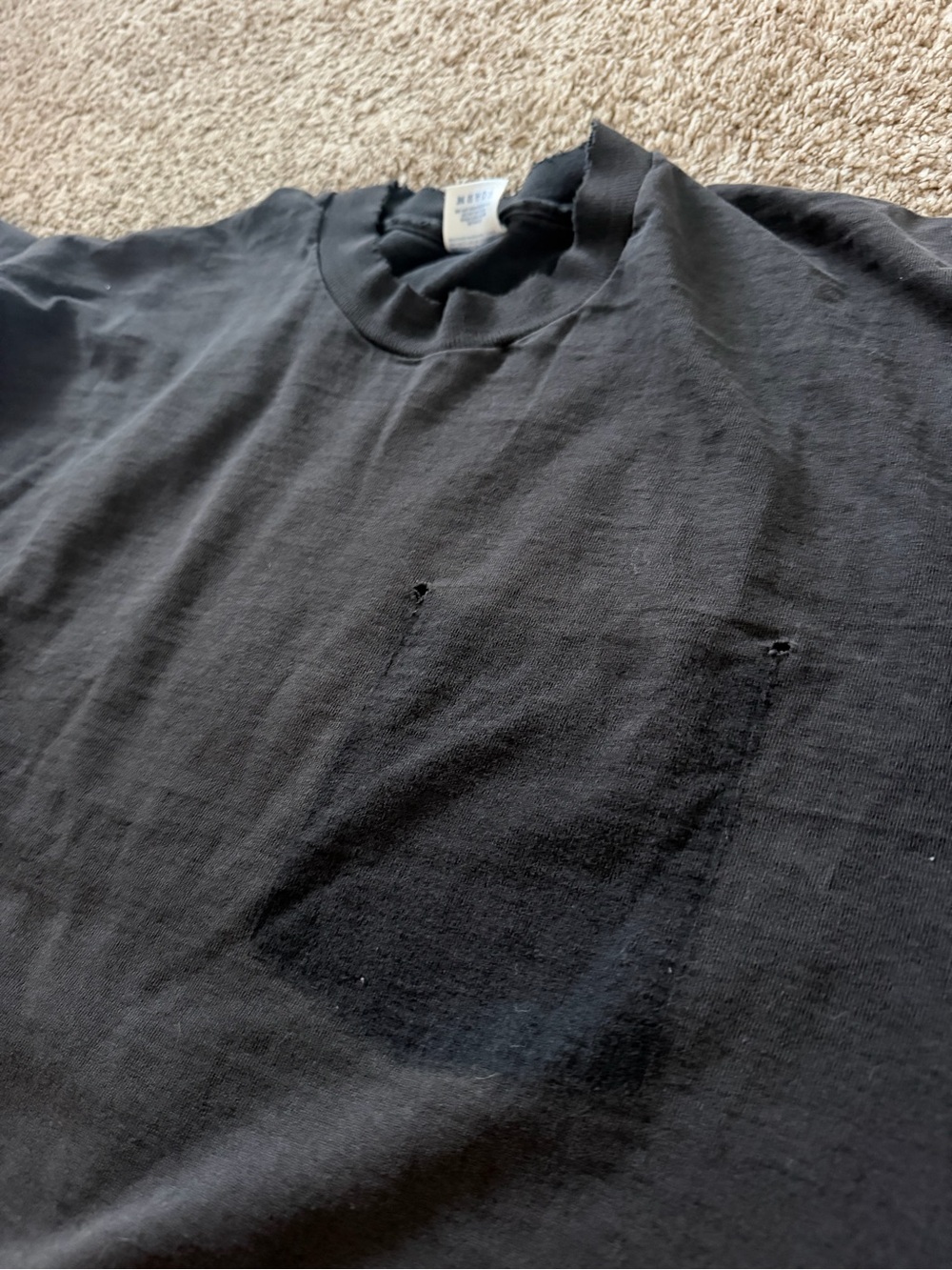 90s Misfits Faded Ghost pocket Men's Band Shirt grail size XL - Picture 5 of 6